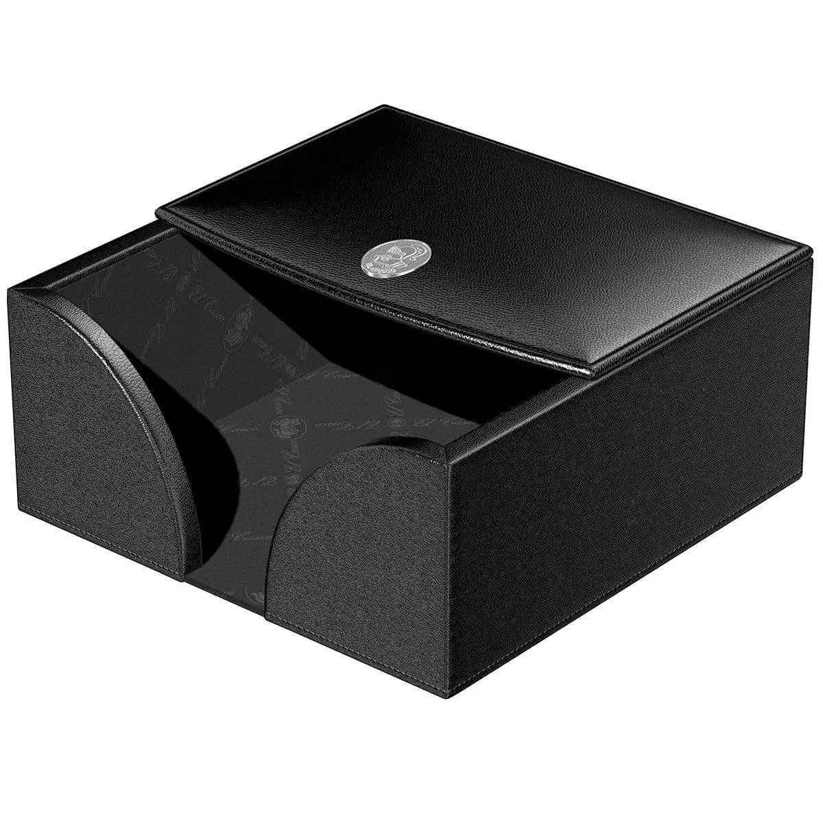 El Casco, Zettelboxen Kalbsleder, Schwarz 1
