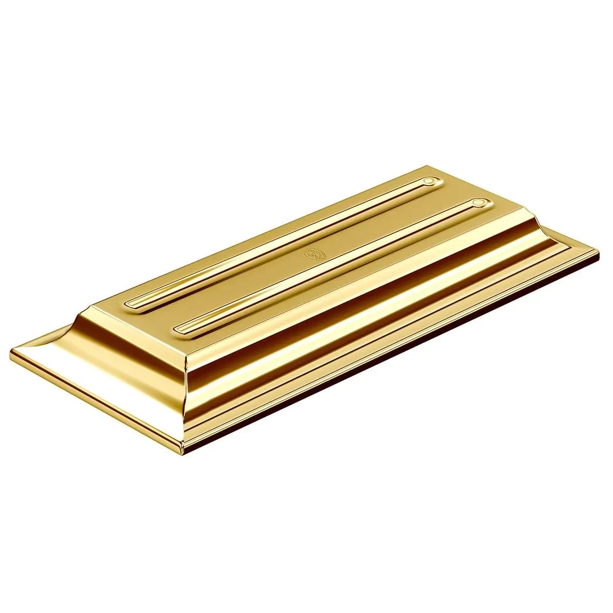 El Casco, Stiftehalter 23 Karat, Schreibgeräteschale, Gold 1