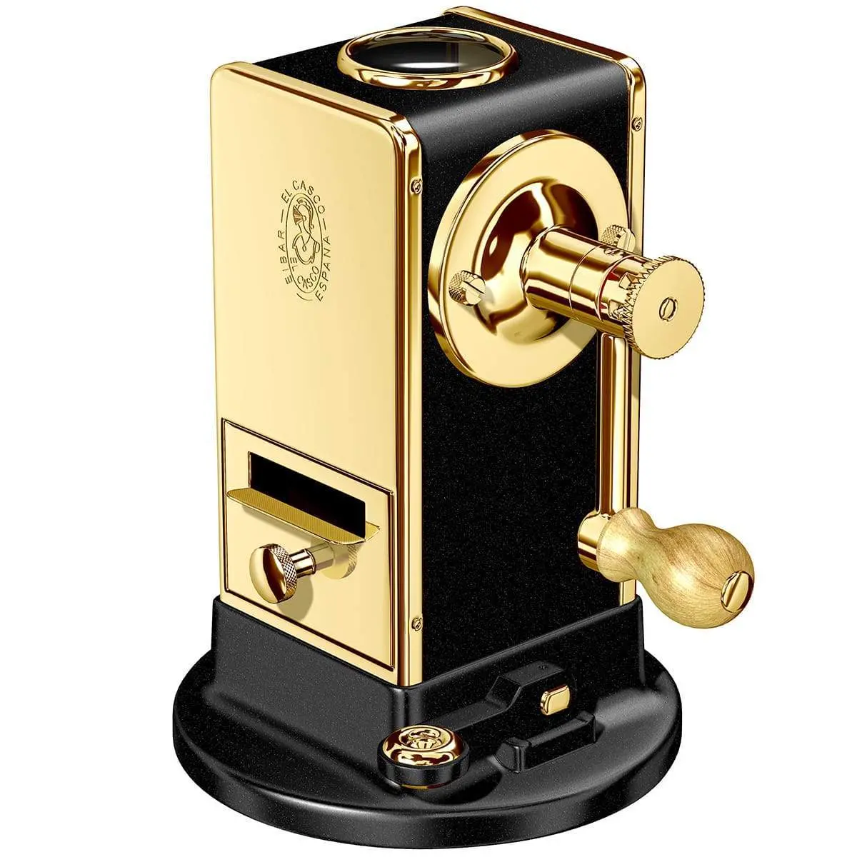 El Casco, Spitzmaschine Schwarz & 23 Karat, Schwarz 1