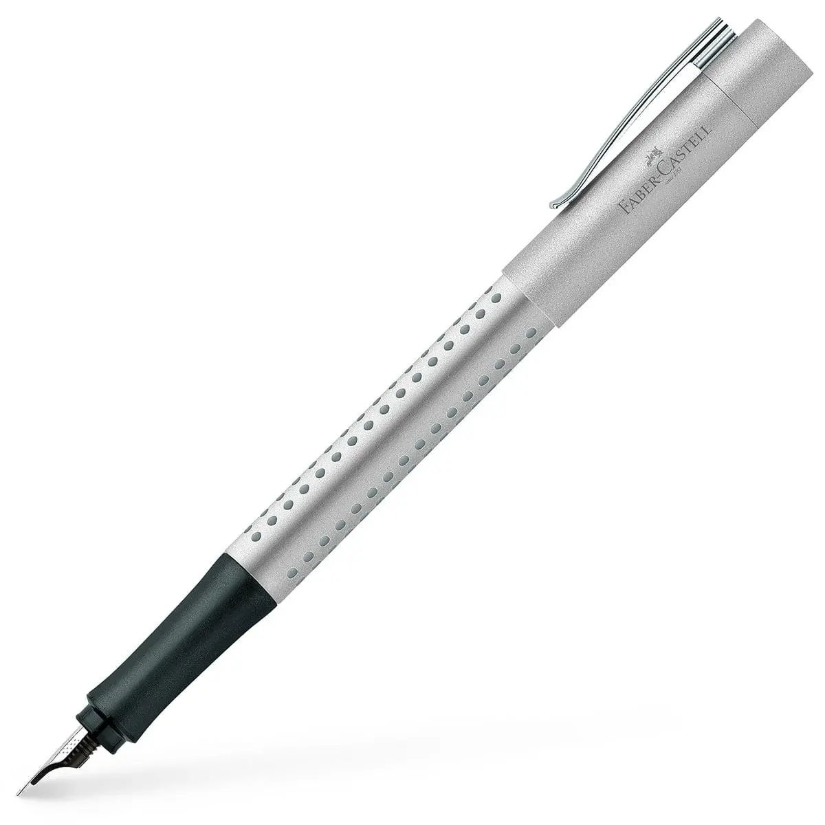 Faber-Castell, Füller Grip, 2011, Silber 1