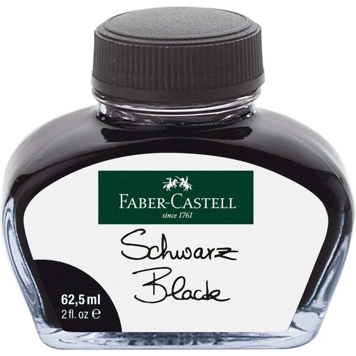 Faber-Castell, Tintenglas, 62,5 Ml, Schwarz 1