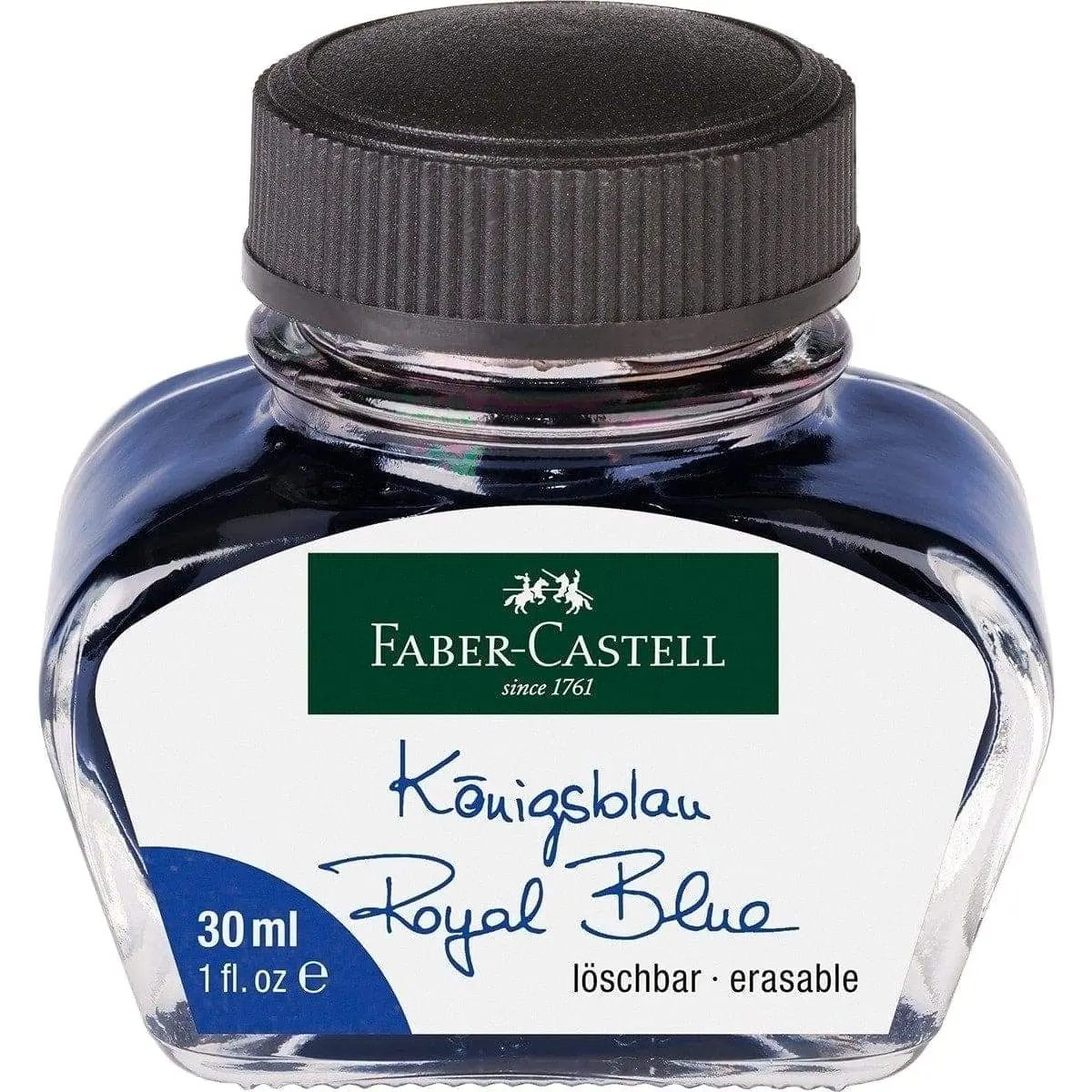 Faber-Castell, Tintenglas, Löschbar, 30 Ml, Königsblau 1