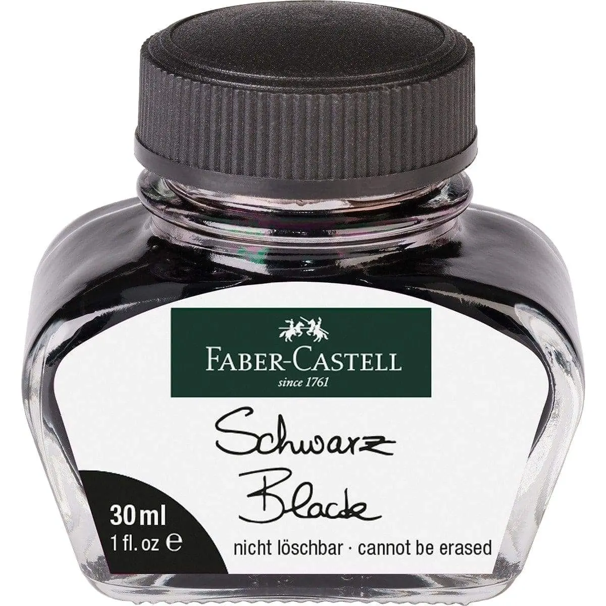 Faber-Castell, Tintenglas, 30 Ml, Schwarz 1