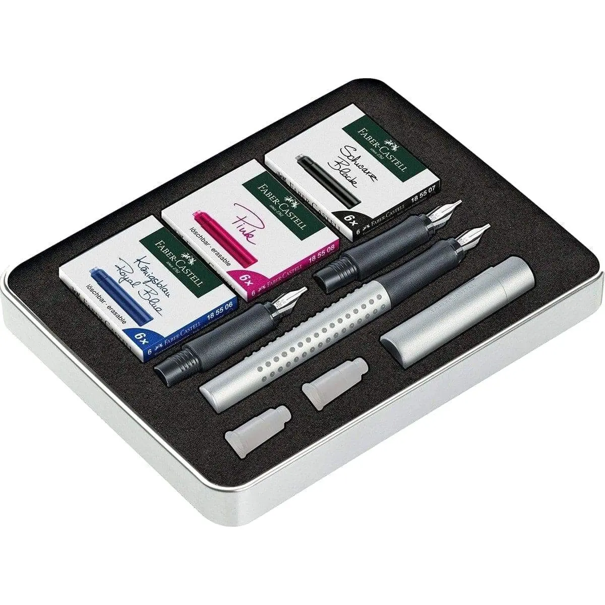 Faber-Castell, Kalligraphie, Set 1.1Mm / 1.4Mm / 1.8Mm, Silber 1