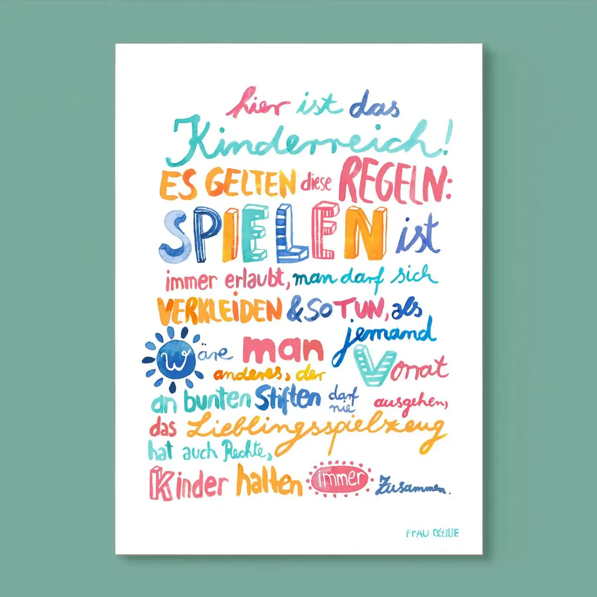 Print A4 *Kinderzimmer* 1