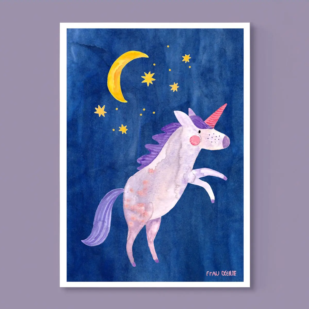 Print A4 *Einhorn* 1