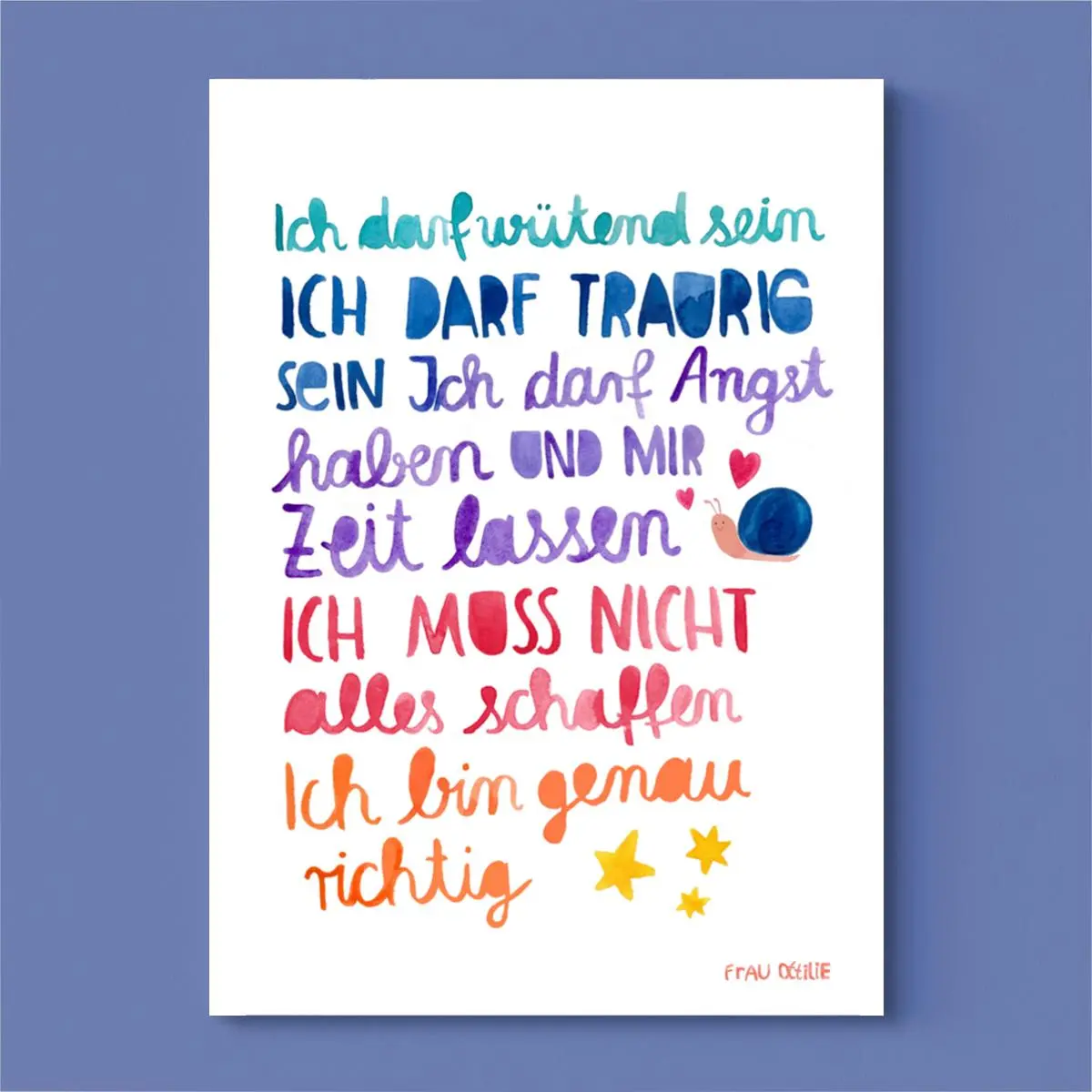 Print A4 *Affirmation* (Ich Darf...) 1