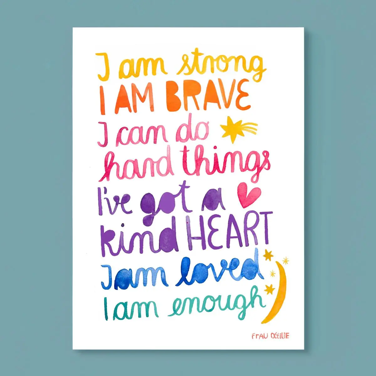 Print A4 *Affirmation* (Englische Version) 1