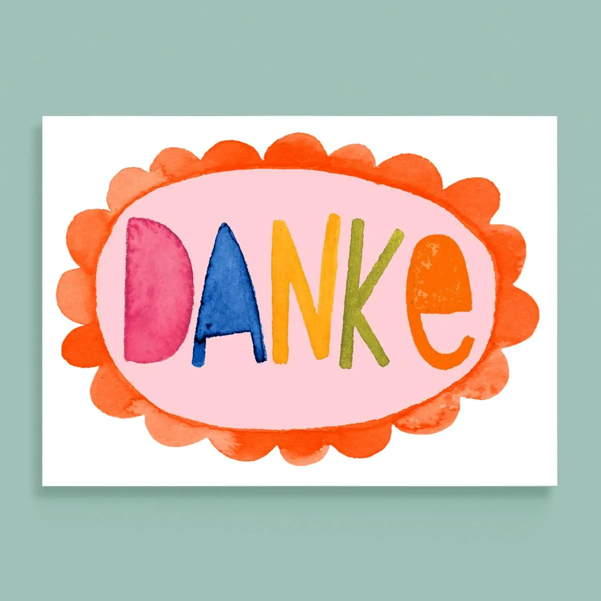 Postkarte *Danke* 1