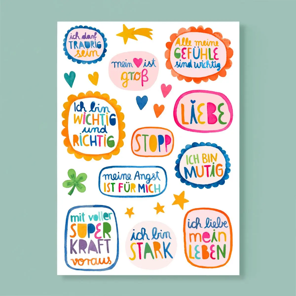 Postkarte *Affirmationen* 1