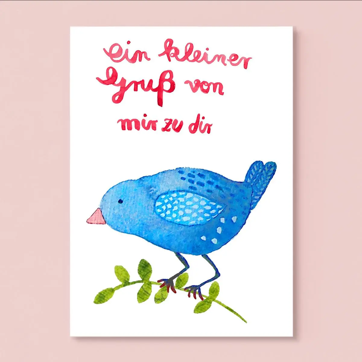 Postkarte *Vogelgruß* 1