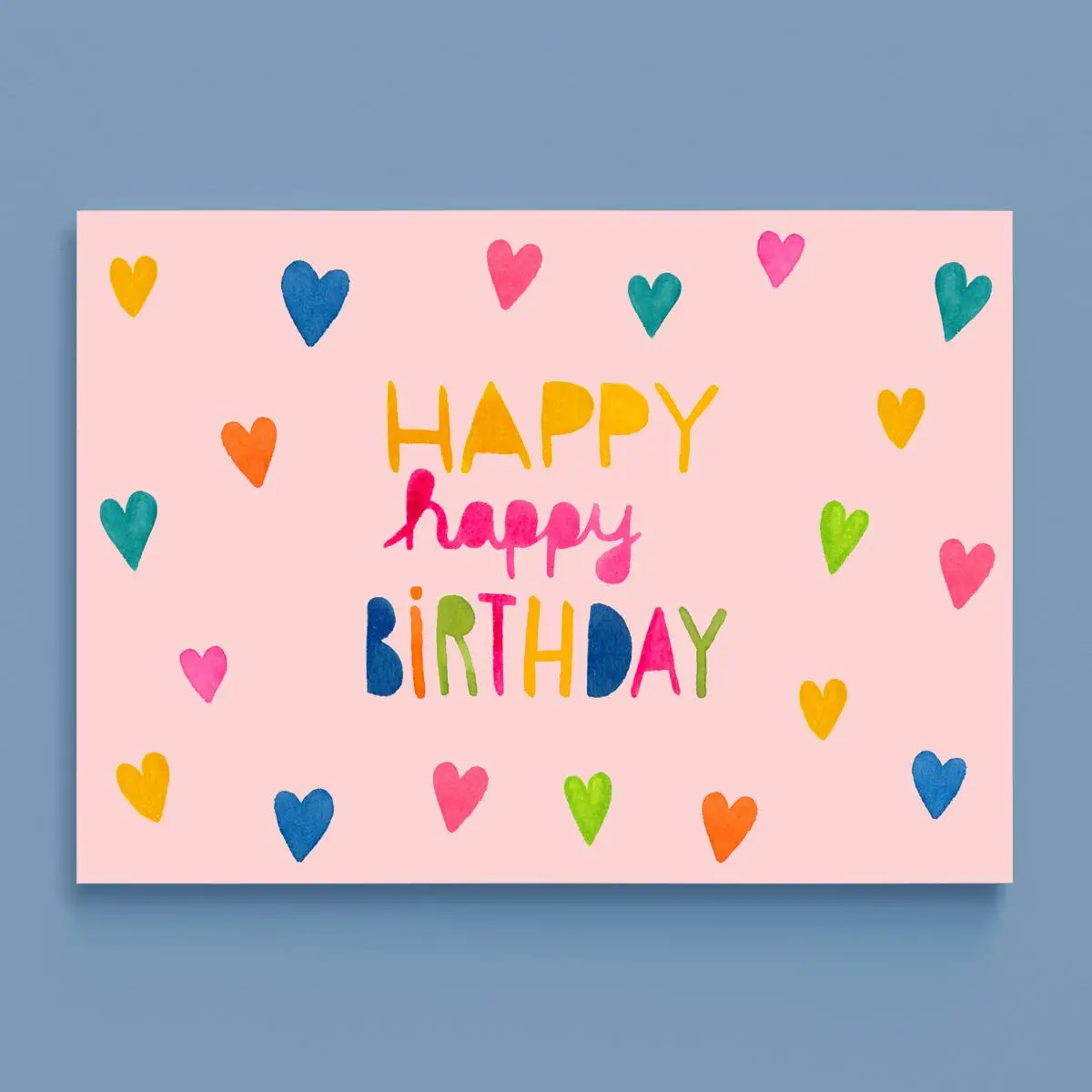 Geburtstagskarte  *Happy Happy Birthday* 1