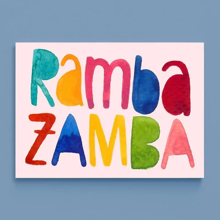 Postkarte *Rambazamba* 1