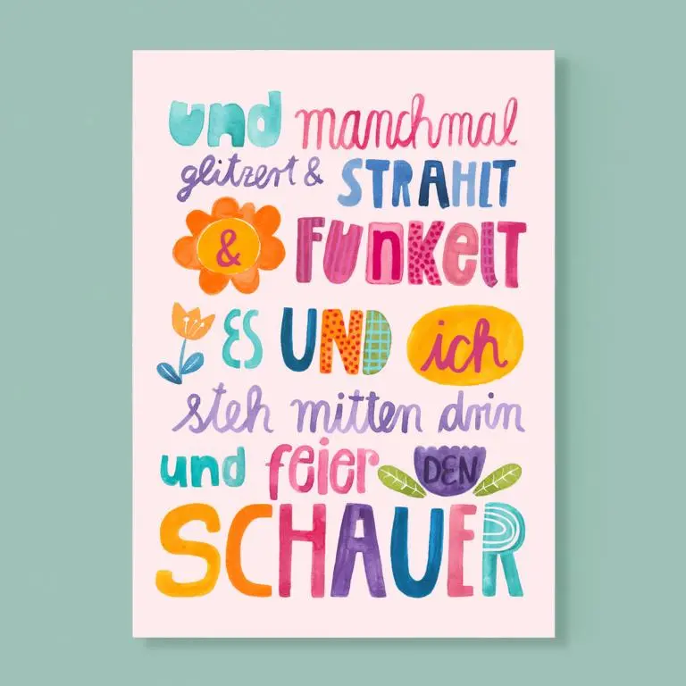 Postkarte *Schauer* 1