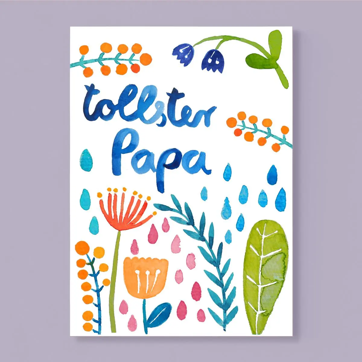 Postkarte *Tollster Papa* Zum Vatertag 1