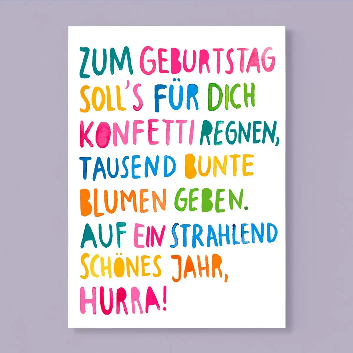 Geburtstagskarte 1