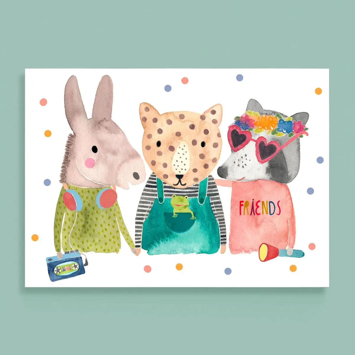 Postkarte *Freunde* 1