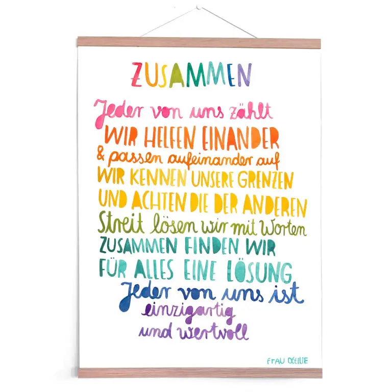 Print A3 *Zusammen* 2