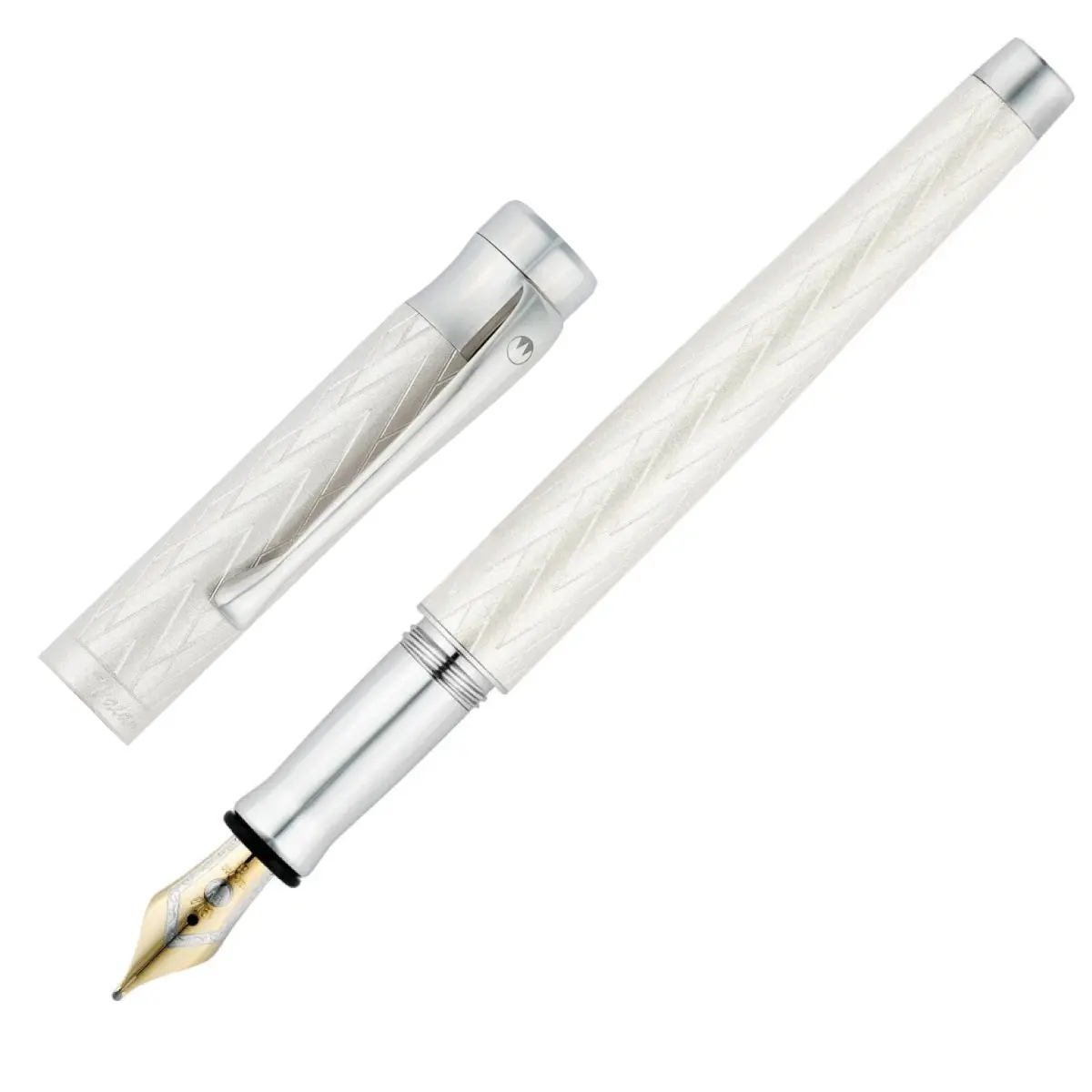 Waldmann Füller Aura Day, Silber, 18Kt, Mattiert-Silber 1