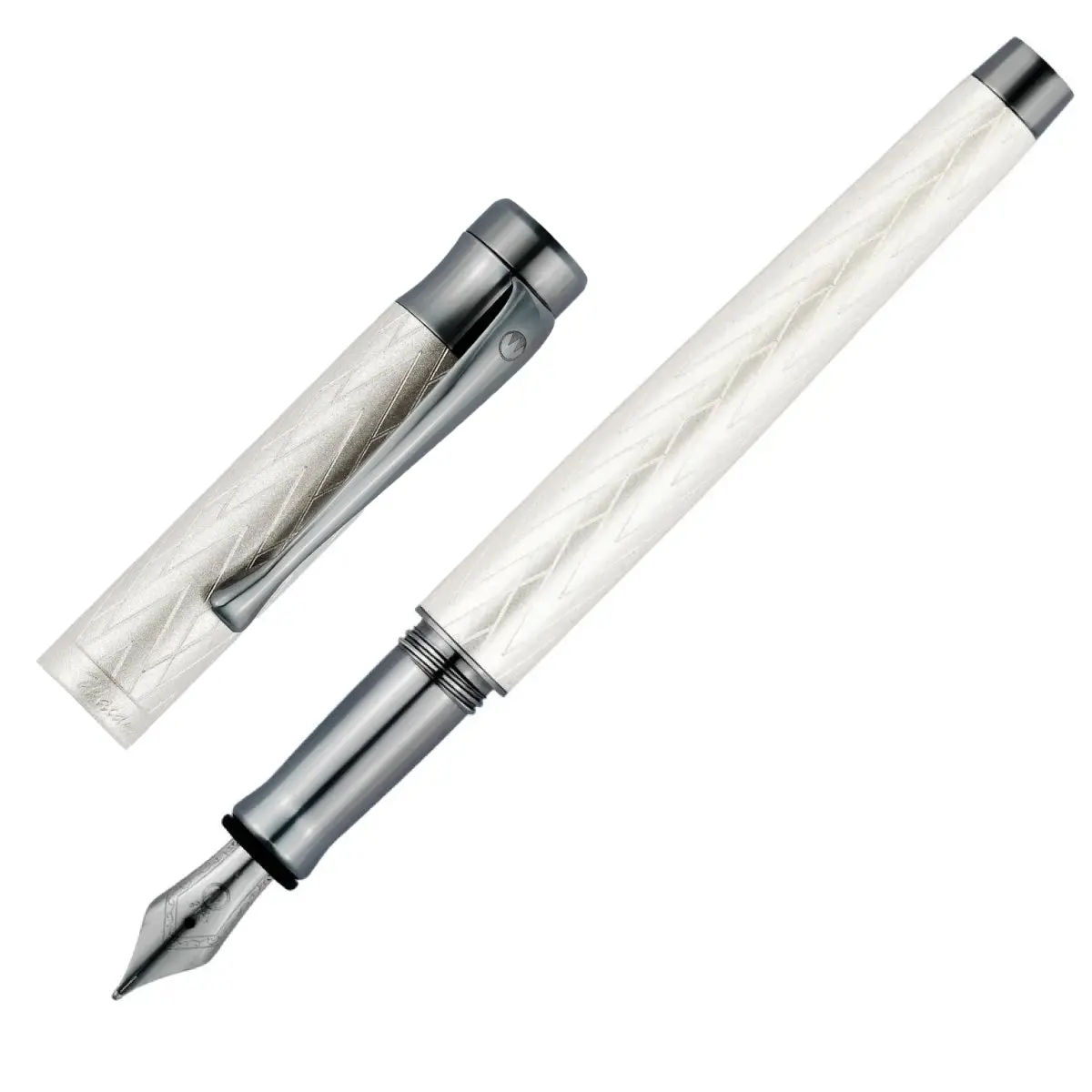 Waldmann Füller Aura Night, Silber, Mattiertes-Silber 1