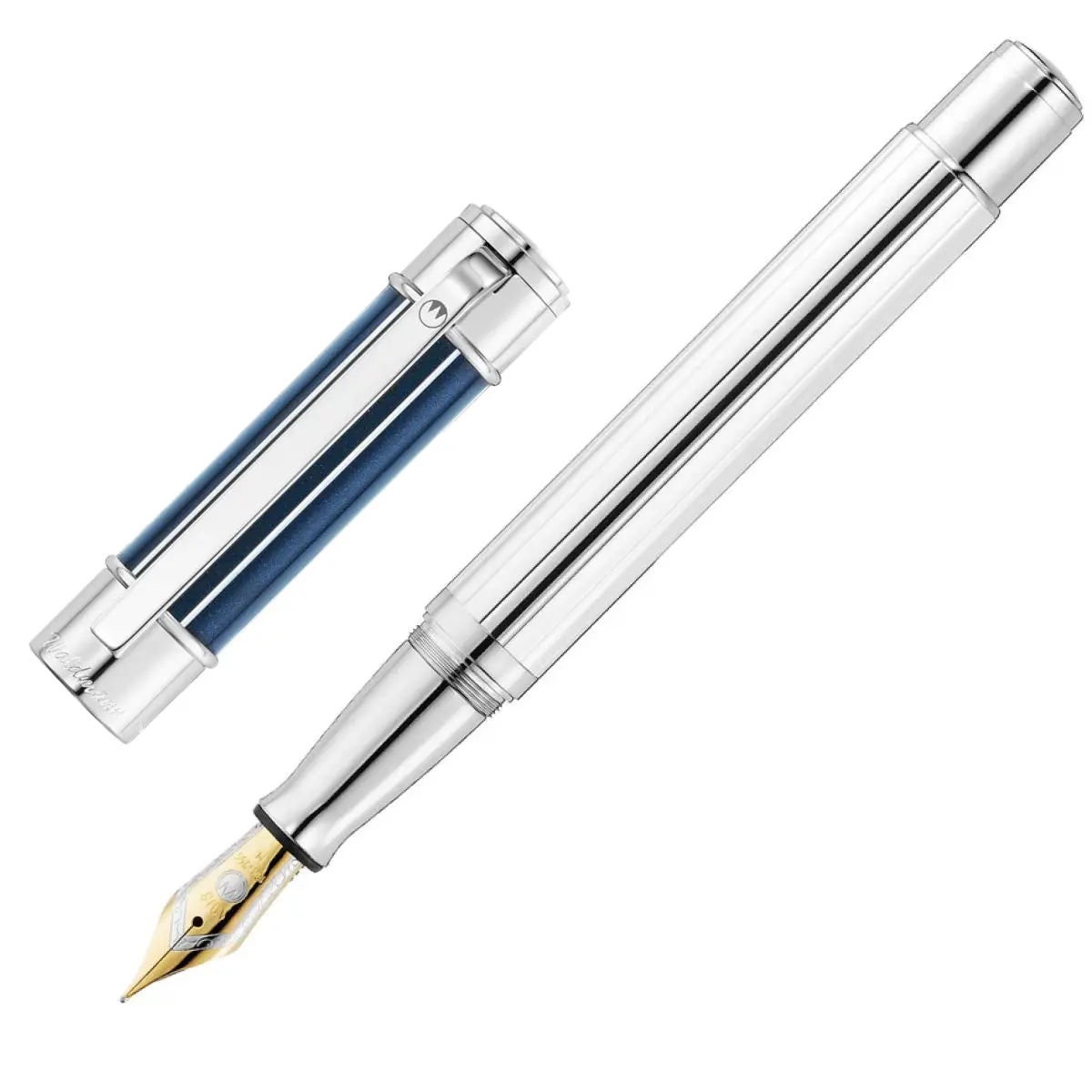 Waldmann, Füller Commander 23, Weite Linien, 18K Feder, Nachblau 1