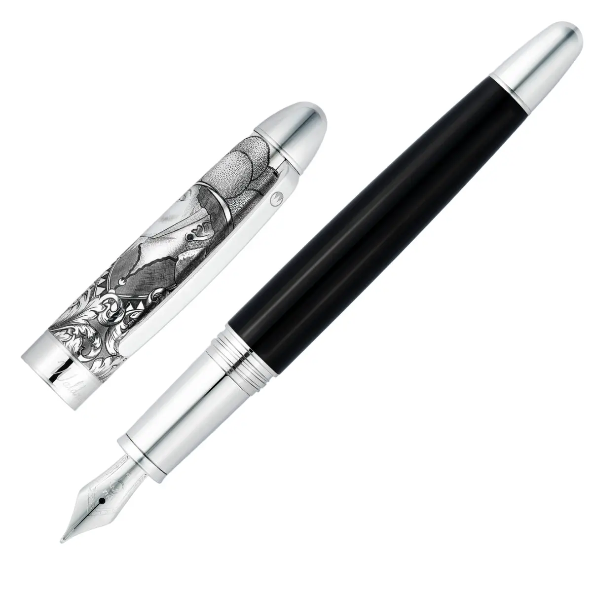 Waldmann Füller Legacy One Silber, Schwarz 1