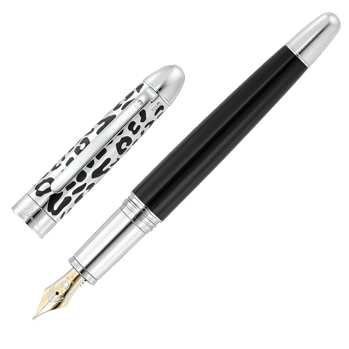Waldmann Füller Leopard 18Kt, Schwarz 1