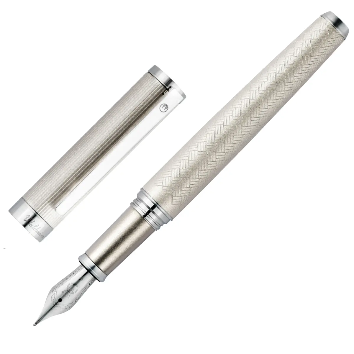 Waldmann Füller Nova Silber, Mattiert 1