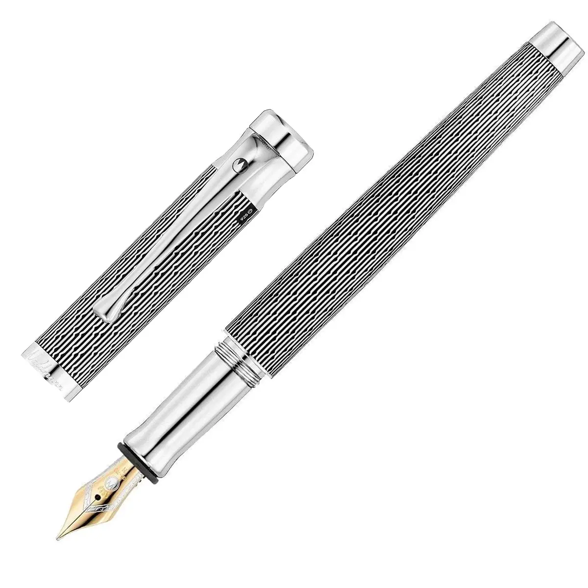 Waldmann, Füller Tango, Imagination, Guillochiert, 18K Feder, Schwarz 1
