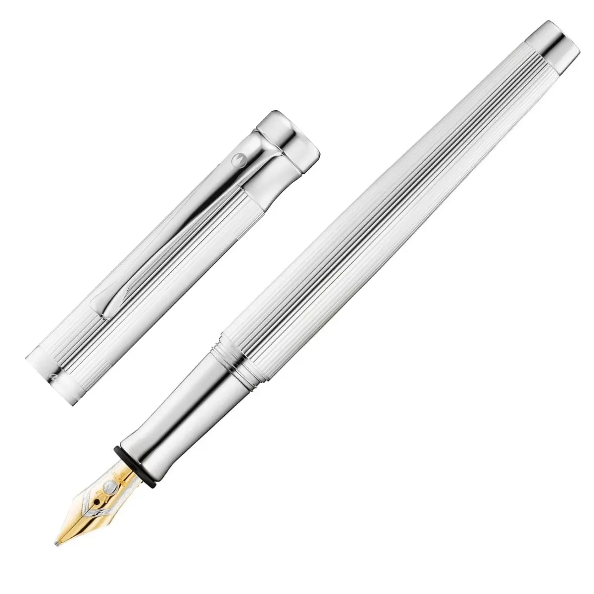 Waldmann, Füller Tango, Linien, 18K Feder, Silber 1
