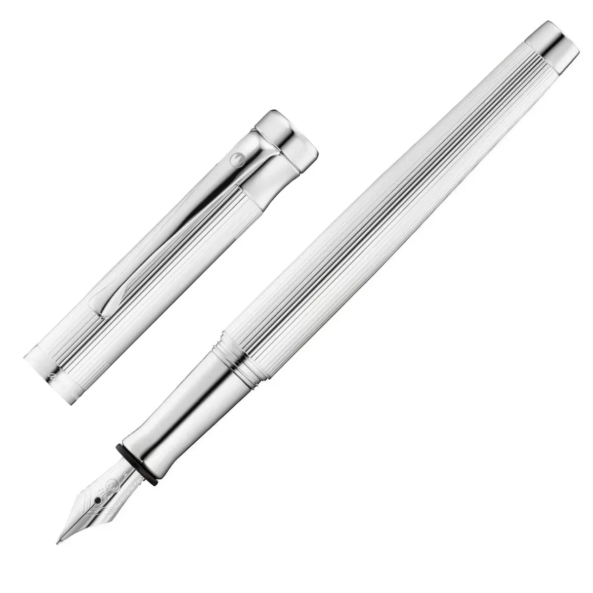 Waldmann, Füller Tango, Linien, Silber 1