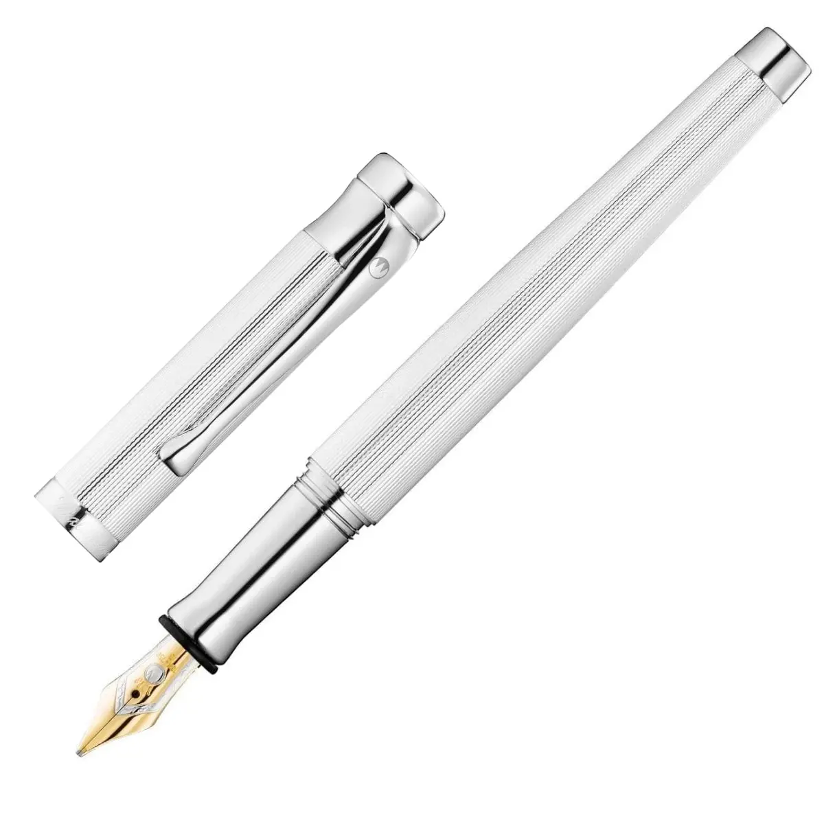 Waldmann, Füller Tango, Feines Korn, 18K Feder, Silber 1