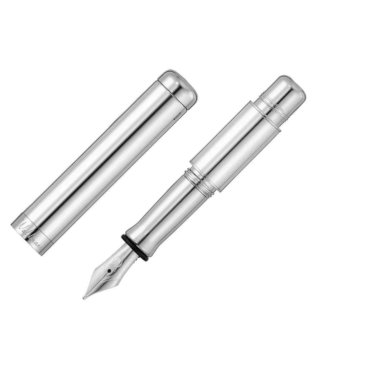 Waldmann, Füller Voyager, Hochglanz, Silber 1