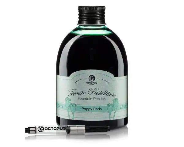 Octopus Fluids Füllhaltertinte Pastell Grün Poppy Pods 250 Ml 1