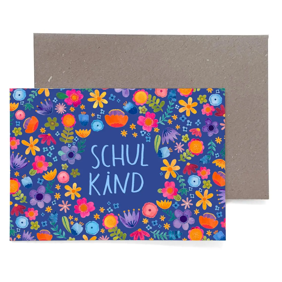 Klappkarte Zur Einschulung *Schulkind* 1