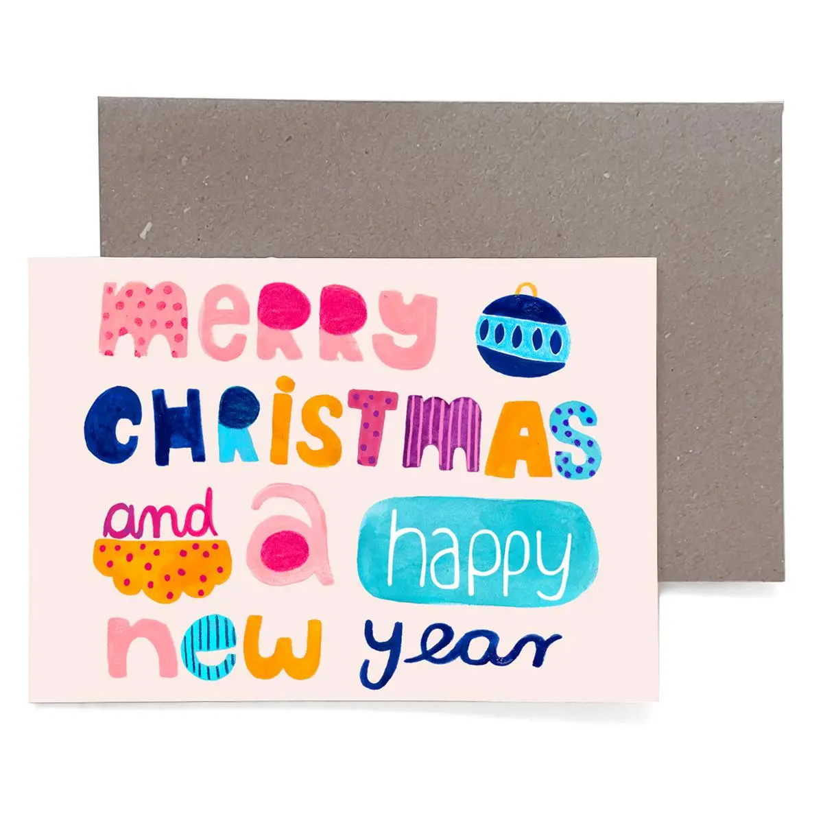 Weihnachtskarte *Merry Christmas* (Klappkarte) 1
