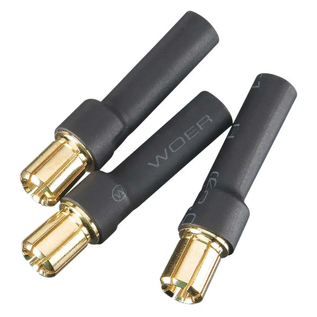 Great Planes Electrifly Bullet Adapter: 6Mm Male/4Mm Female (3) 1