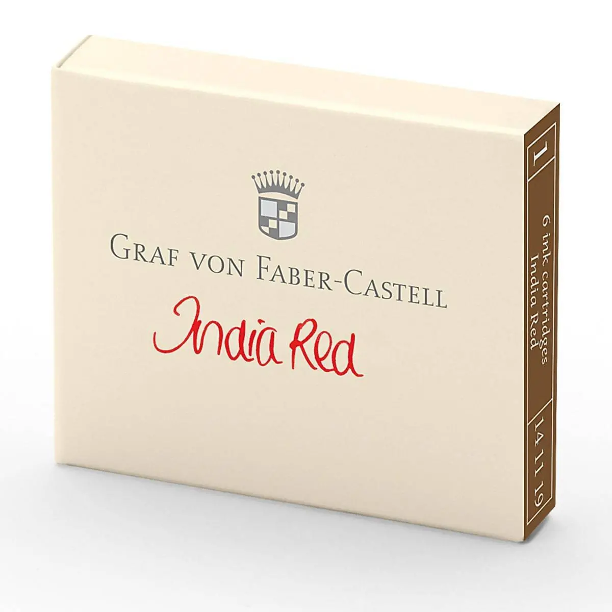Graf Von Faber-Castell, Tintenpatrone, 6X, India Red 1