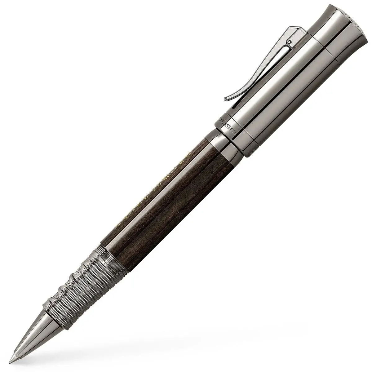 Graf Von Faber-Castell, Tintenroller Pen Of The Year 2019 - Samurai, Ltd Ed. Silver Ed. 18K Feder, Dunkelgrau 1