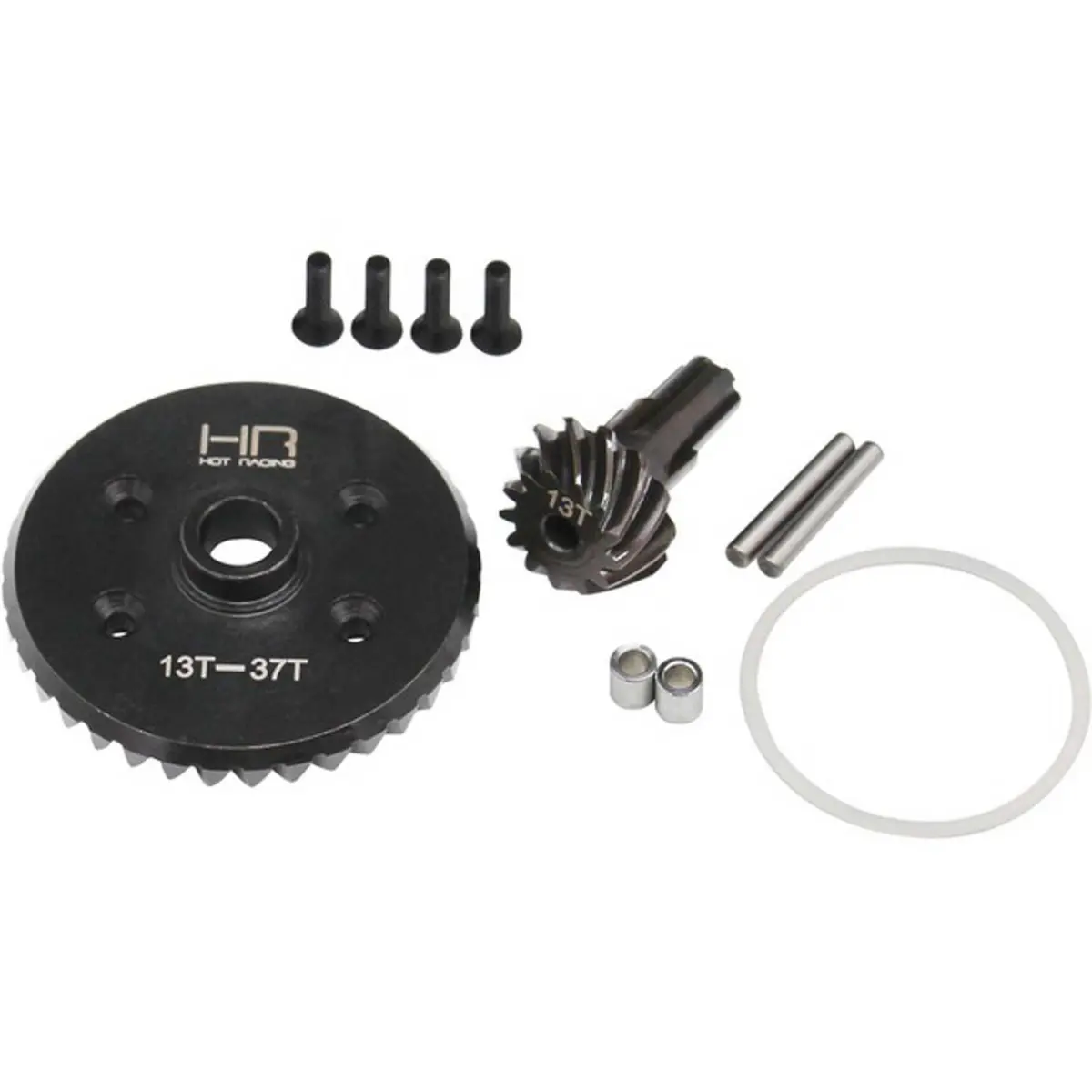 Hot Racing Steel Helical Diff Ring/Pinion - Blx 3S 4S 1