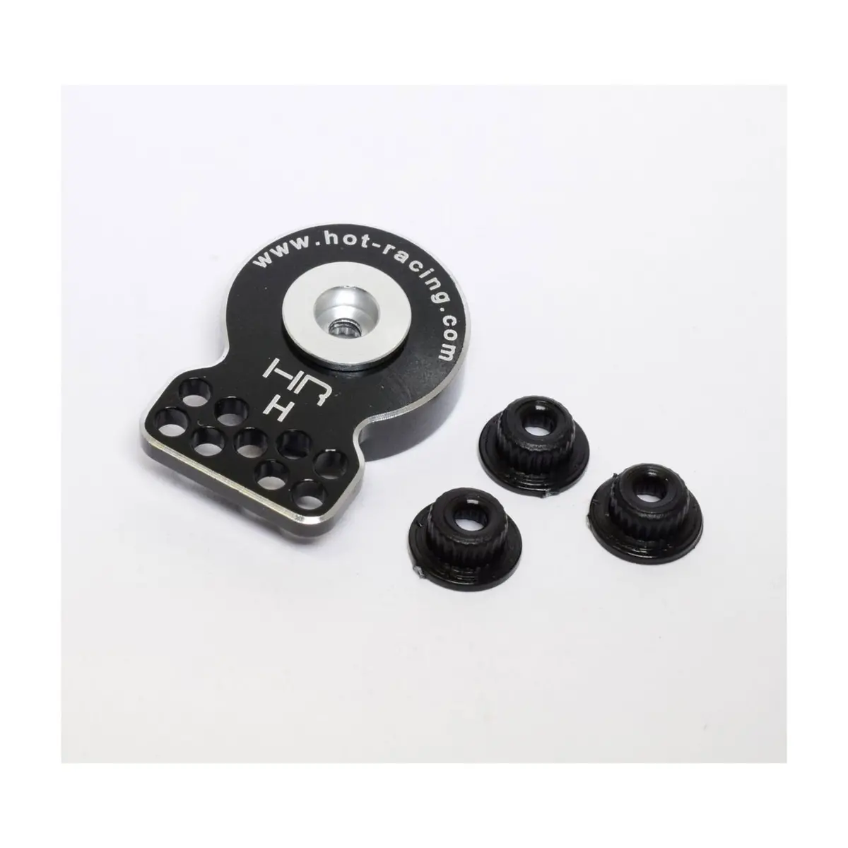 Hot Racing Heavy Duty Aluminum Servo Saver (Black) 1