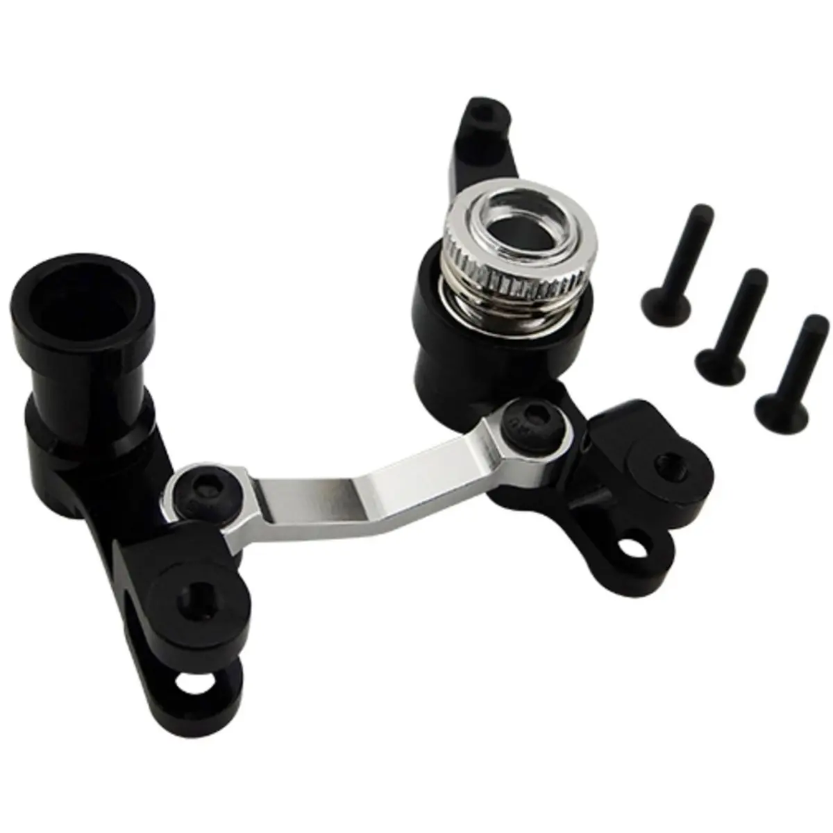 Hot Racing Adjustable Steering Bellcrank & Servo Saver: Tra 4X4 1