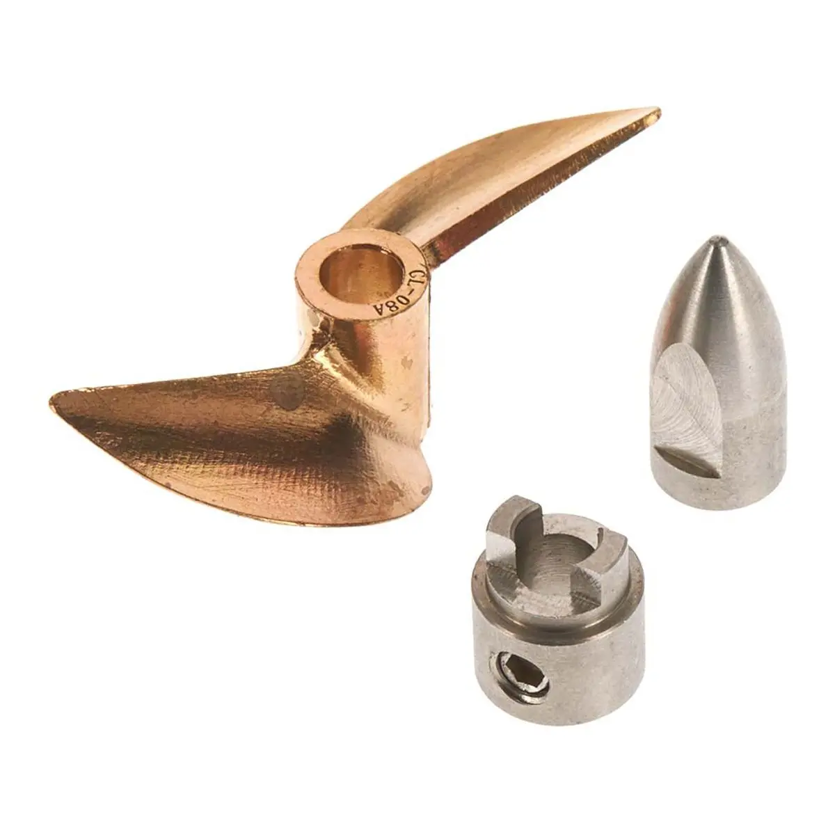 Hot Racing Brass Prop Set W/ Bulletnut & Drivedog:M41,Spartan 1