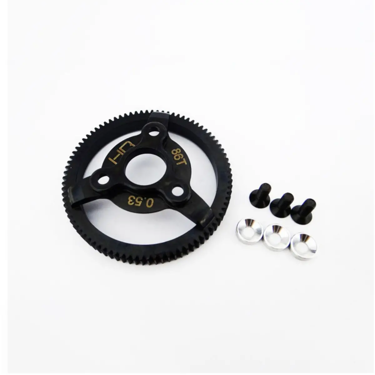 Hot Racing Hardened Steel Spur Gear: Tra 48P (86T) 1