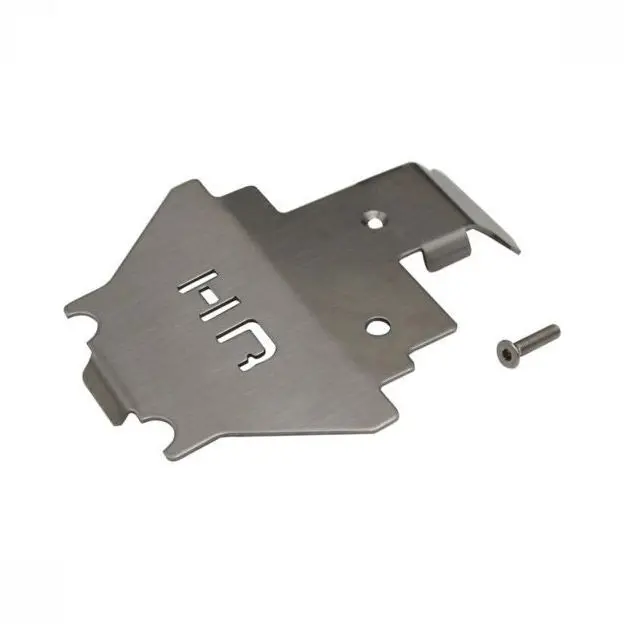 Hot Racing Stainless Centre Armor Skid Plate: Trx 4 1