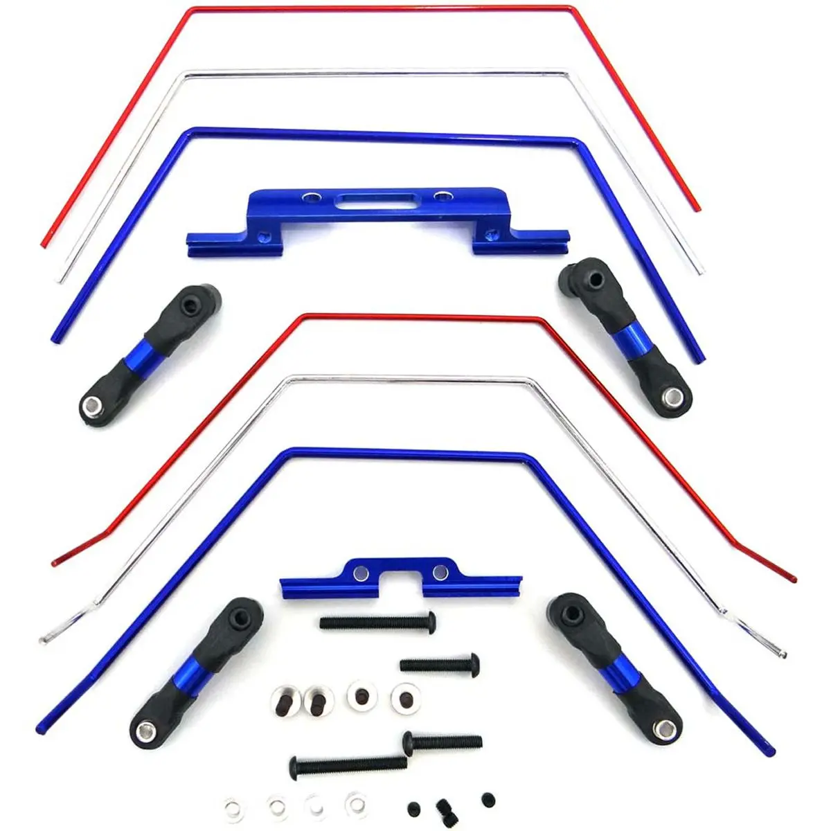 Hot Racing Front And Rear Wide Sway Bar Kit: 2Wd Slash 1