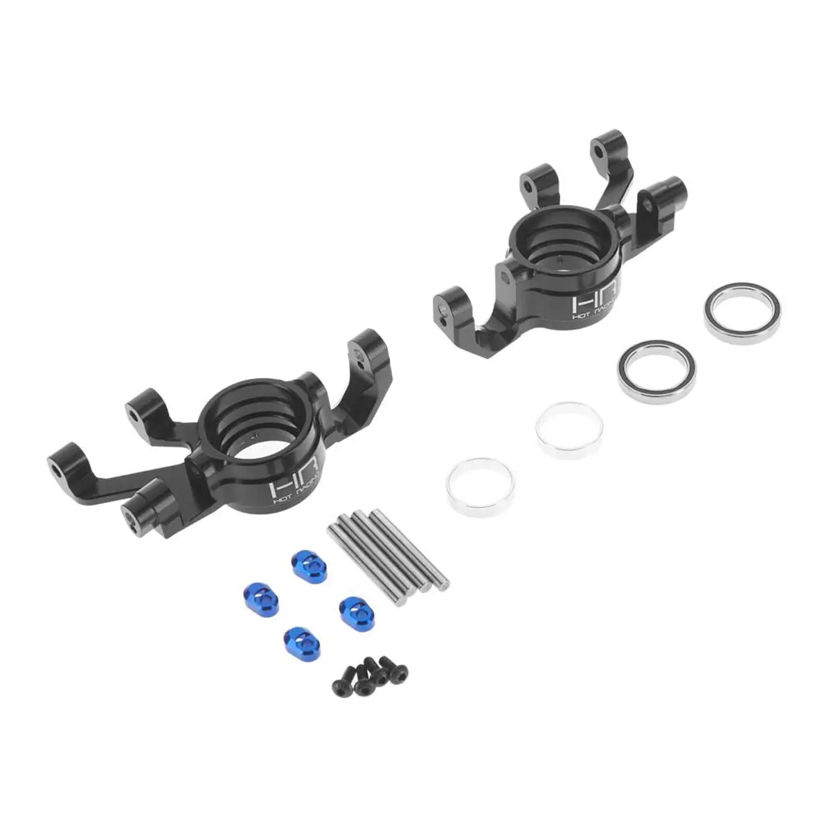 Hot Racing Aluminum Steering Blocks W/Triple Bearing Support: X-Maxx 1