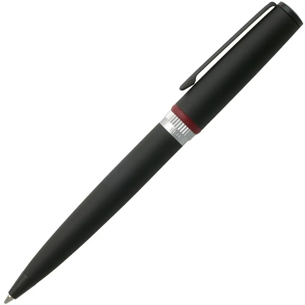 Hugo Boss, Kugelschreiber Gear, Schwarz-Rot 1