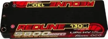 Gens Ace Redline 2.0 5800Mah 2S 7.6V 130C: 5Mm Bullet 1