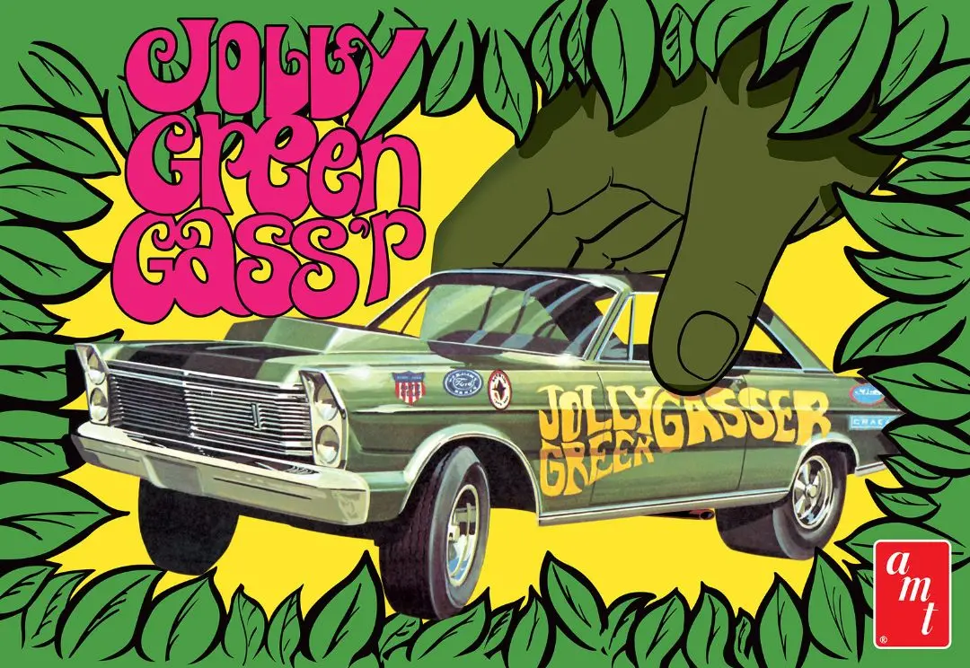 Amt 1/25 1965 Ford Galaxie “Jolly Green Gasser” Model Kit 1